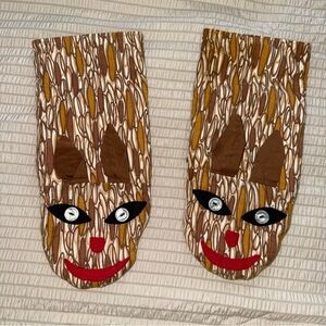 Vintage Handmade Hot Pads Hand Puppets
